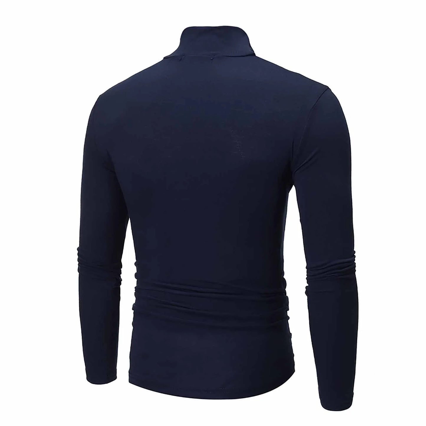 New Men's handsome half turtleneck bottom shirt,  gentle and comfortable, suitable for autumn, winter, senior undershirt