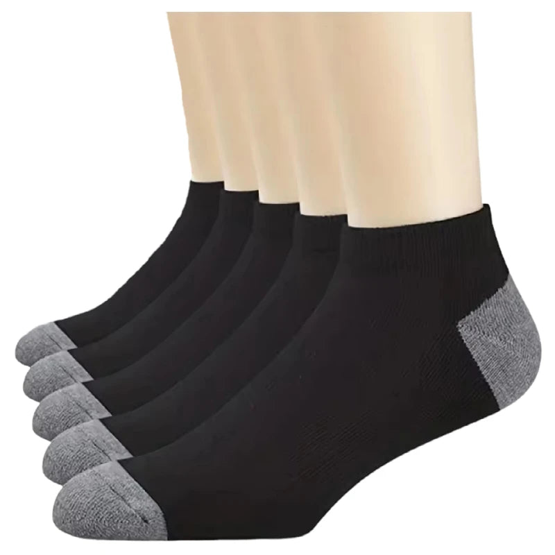 Cotton Breathable Ankle Socks for Summer Comfort (Pairs)