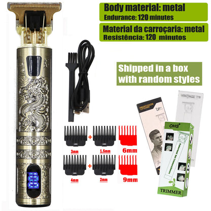 T9 0mm Precision Electric Hair Clipper & Beard Shaver – Men's Body & Hair Trimmer