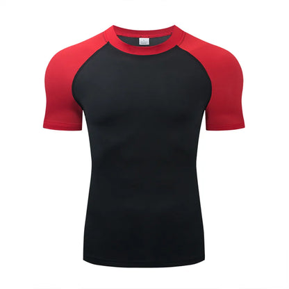 Men's Outdoor Compression T-Shirt – Tight, Breathable Gym & Running Wear