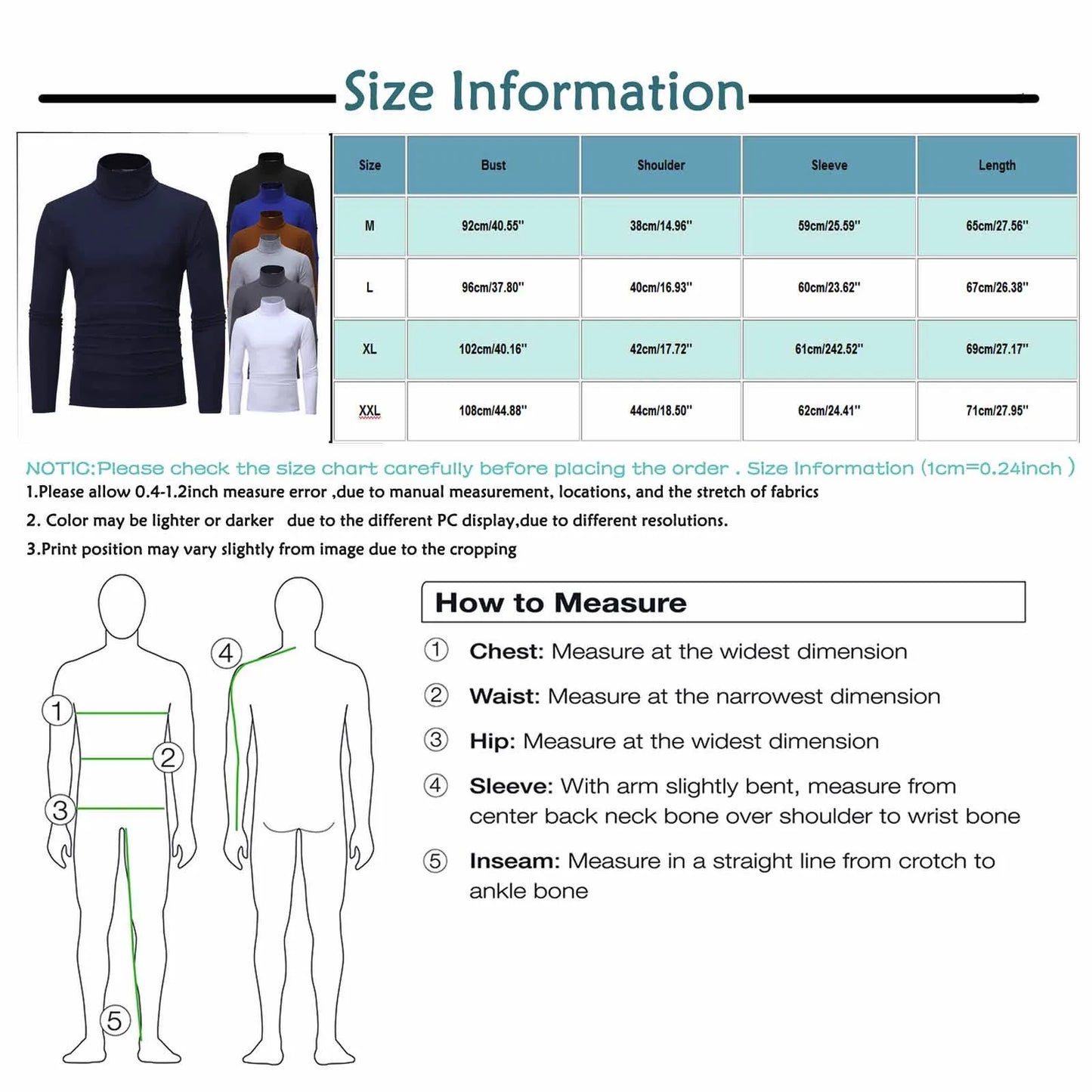 New Men's handsome half turtleneck bottom shirt,  gentle and comfortable, suitable for autumn, winter, senior undershirt