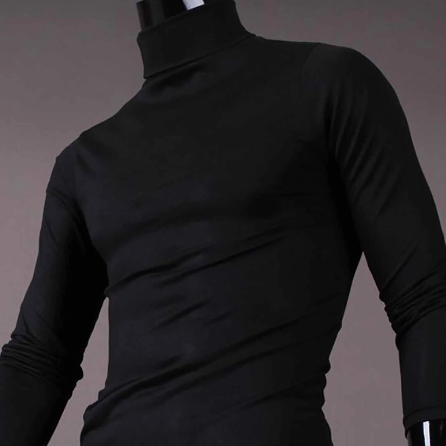 New Men's handsome half turtleneck bottom shirt,  gentle and comfortable, suitable for autumn, winter, senior undershirt