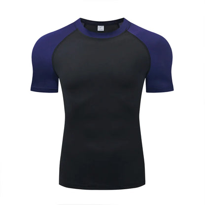 Men's Outdoor Compression T-Shirt – Tight, Breathable Gym & Running Wear