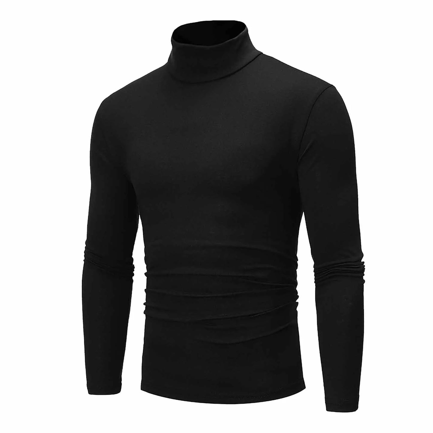 New Men's handsome half turtleneck bottom shirt,  gentle and comfortable, suitable for autumn, winter, senior undershirt