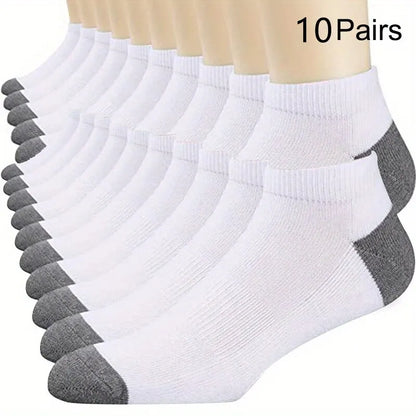 Cotton Breathable Ankle Socks for Summer Comfort (Pairs)