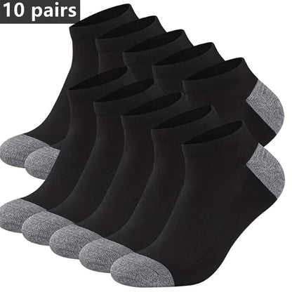 Cotton Breathable Ankle Socks for Summer Comfort (Pairs)