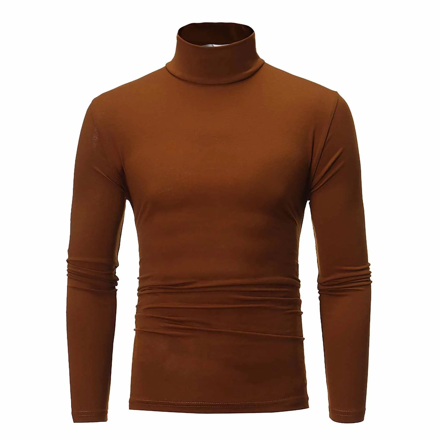 New Men's handsome half turtleneck bottom shirt,  gentle and comfortable, suitable for autumn, winter, senior undershirt