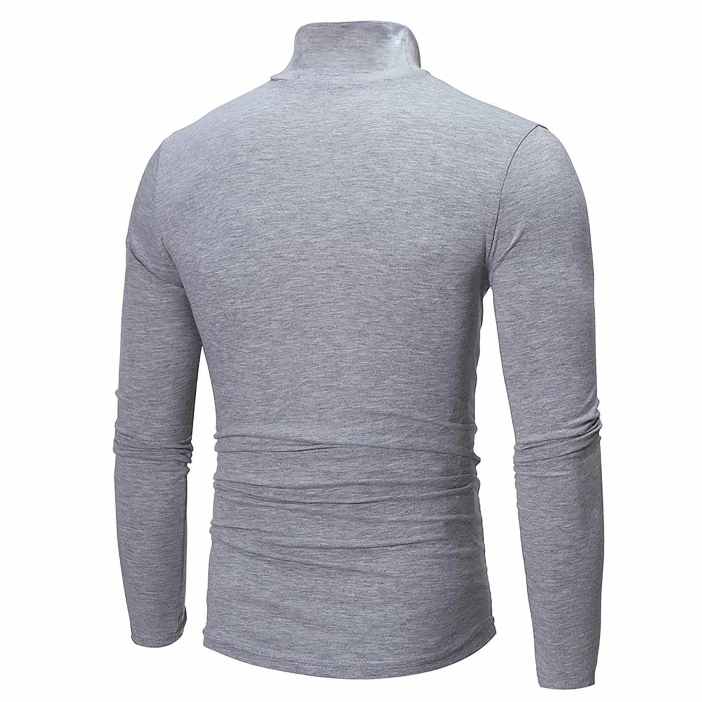 New Men's handsome half turtleneck bottom shirt,  gentle and comfortable, suitable for autumn, winter, senior undershirt